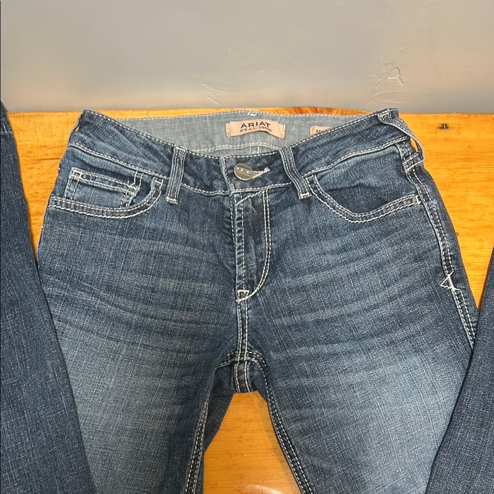 Ariat Aisha Perfect Rise Missouri Trouser Jeans with Vintage Wash